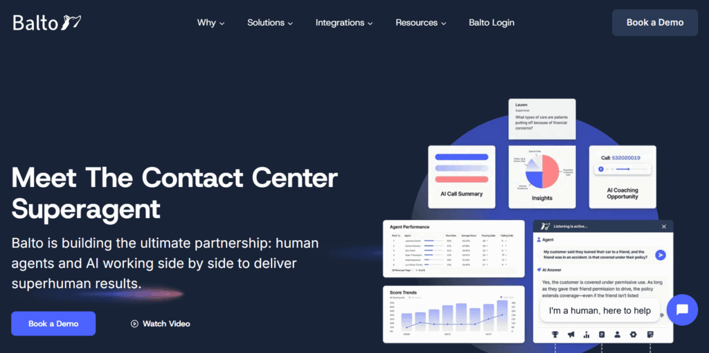 Balto AI platform for call centers