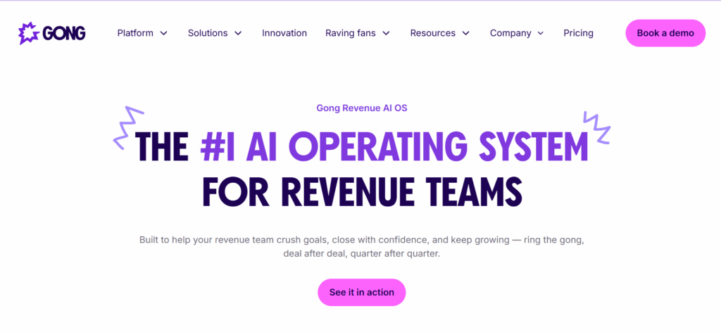 Gong AI operating system