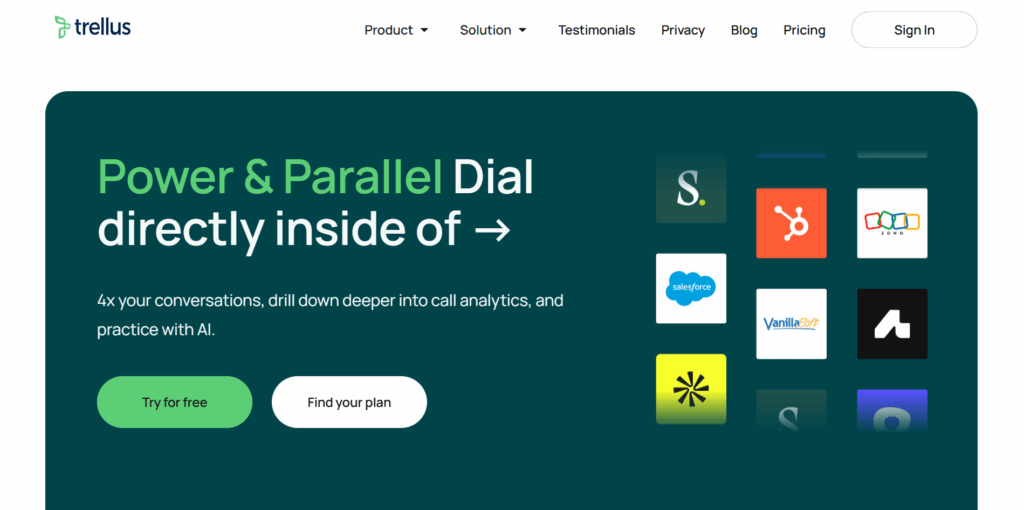 Trellus call automation solutions