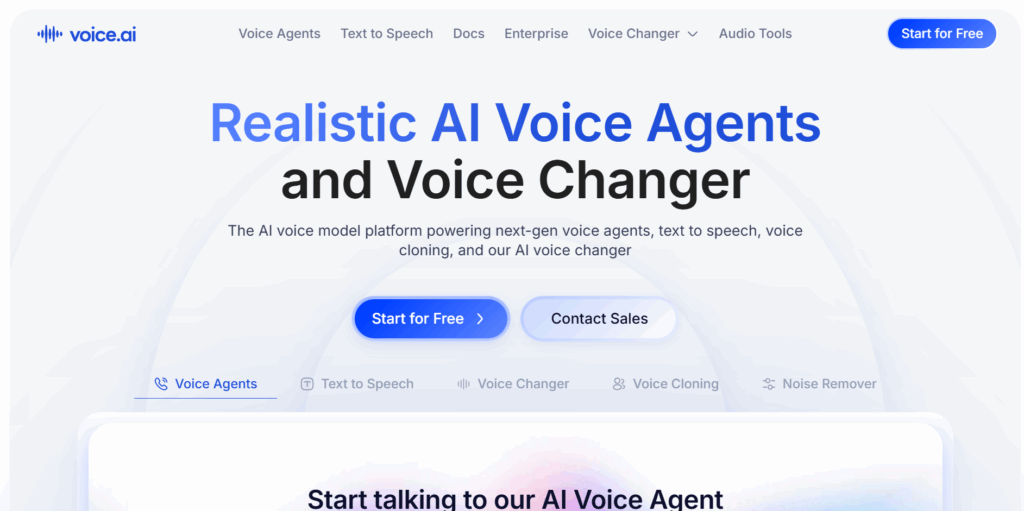 Voice.AI agents