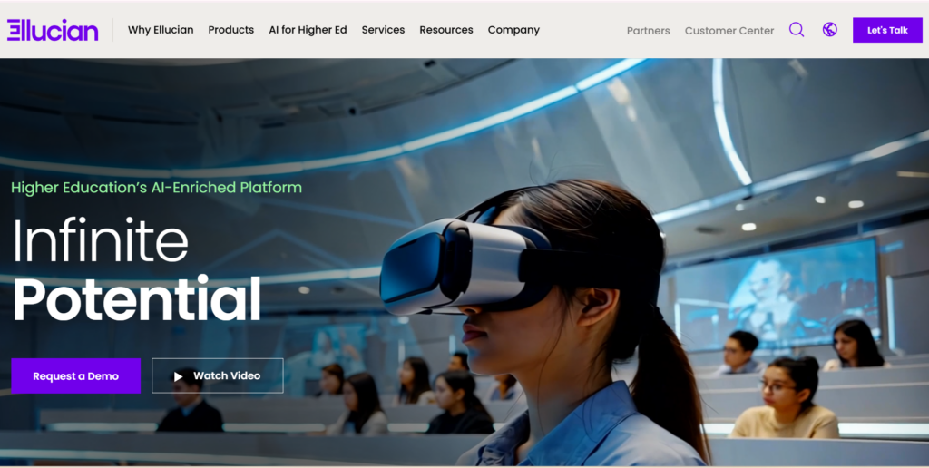 Ellucian platform for AI education