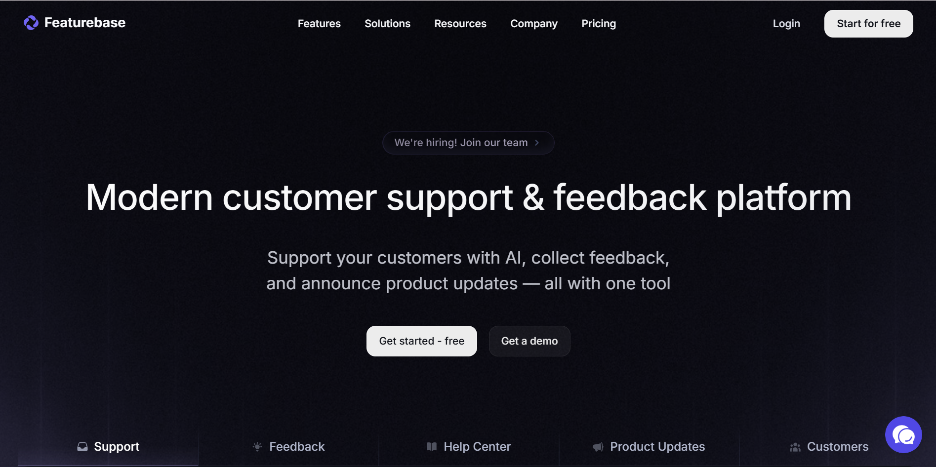 Featurebase feedback platform