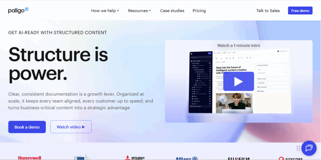 Paligo knowledge tool
