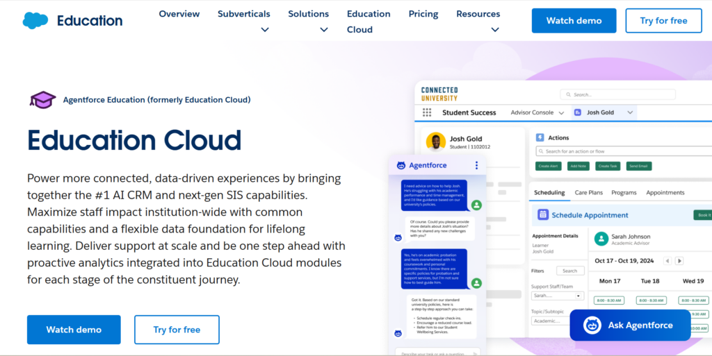 Salesforce Education Cloud