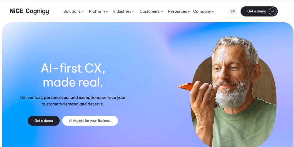 NiCE Cognigy CX platform