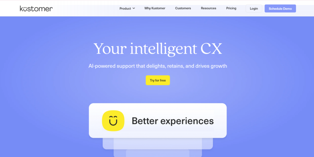 Kustomer CX platform
