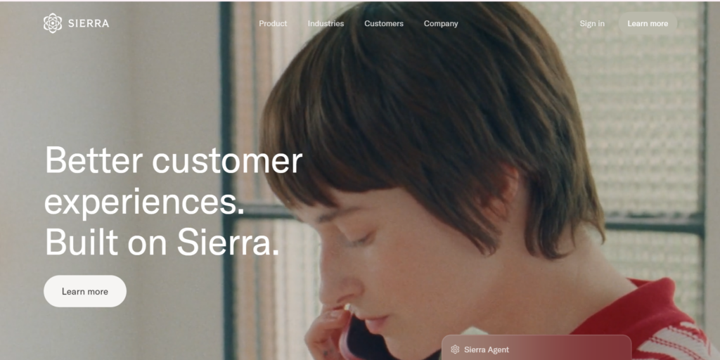 Sierra AI customer support automation platform
