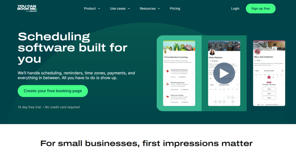 YouCanBookMe appointment scheduling