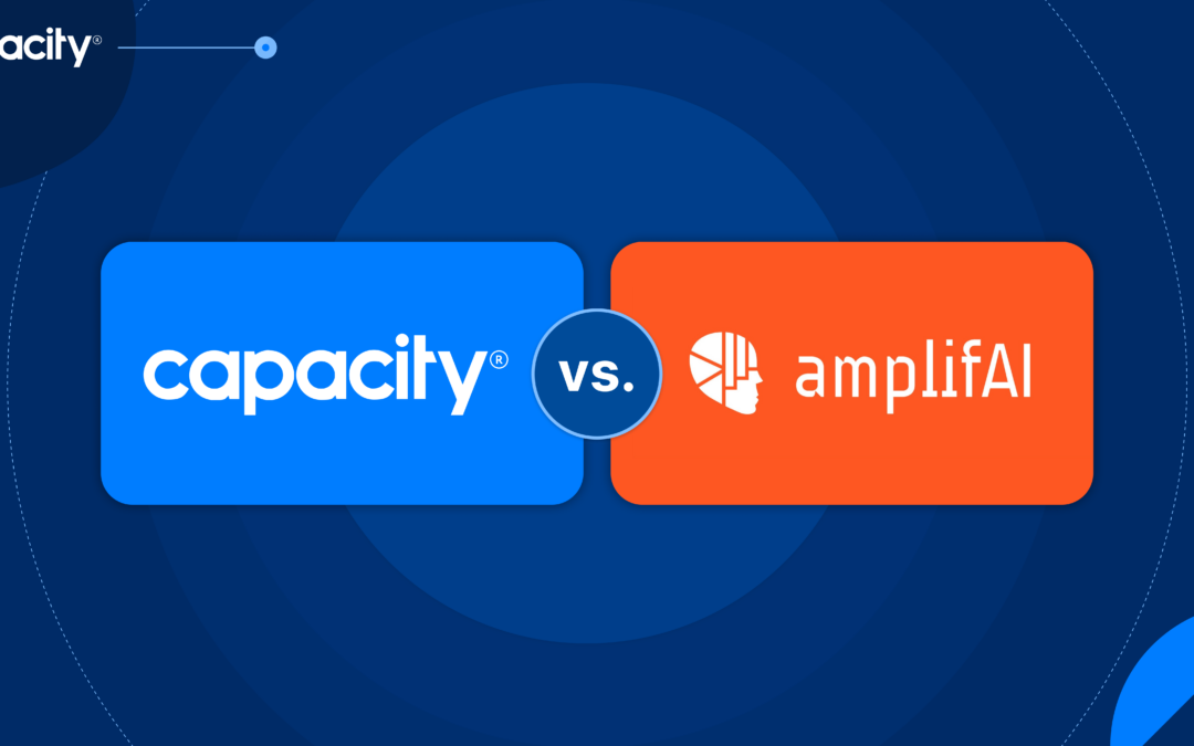 AmplifAI vs Capacity: Which Fits Your Contact Center?