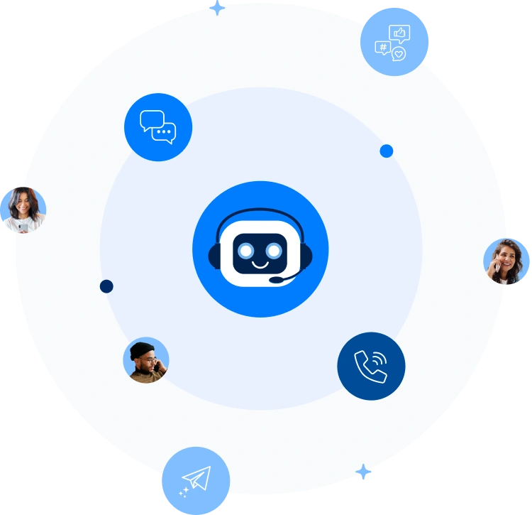 An illustration that shows how Capacity only enables the right team members to see certain information.