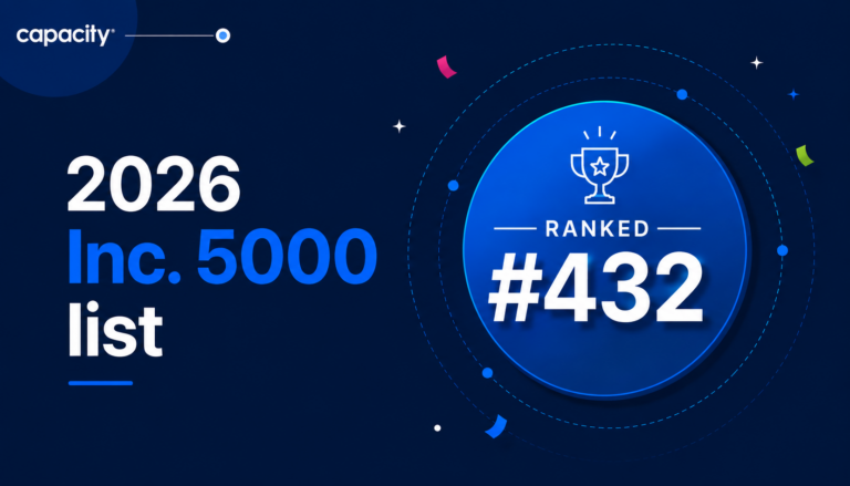 Capacity Ranks No. 432 on the 2026 Inc. 5000