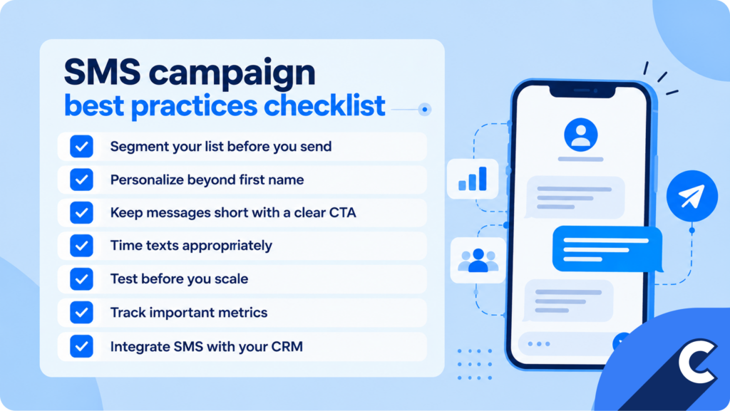 SMS campaign best practices checklist